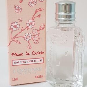 L'OCCITANE Cherry Blossom Eau de Toilette - Silver and Pink small miniature